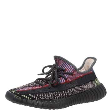 Pre Owned Yeezy x Adidas Multicolor Yecheil Cotton Knit Boost 350 V2 Sneakers Size 40.5