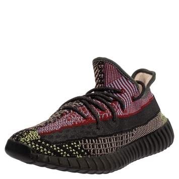 Pre Owned Yeezy x Adidas Multicolor Yecheil Cotton Knit Boost 350 V2 Sneakers Size 45.5