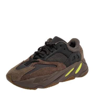 Pre Owned Yeezy x Adidas Multicolor Suede And Mesh Boost 700 Mauve Sneakers Size 37 1/3