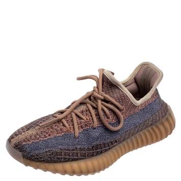 Pre Owned Yeezy x Adidas Multicolor Fabric Knit Boost 350 V2 Fade Sneakers Size 37 1/3