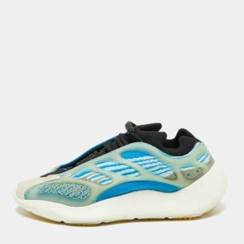 Pre Owned Yeezy x Adidas Blue/White Mesh And Rubber Yeezy 700 V3 Arzareth Sneakers Size 43 1/3