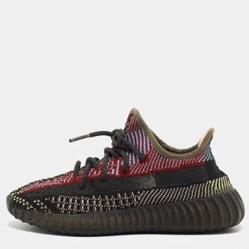 Pre Owned Yeezy x Adidas Multicolor Fabric Boost 350 V2 Yecheil Sneakers Size 36