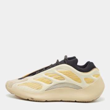 Pre Owned Yeezy x Adidas Multicolor Mesh and Rubber 700 V3 Safflower Sneakers Size 44 2/3