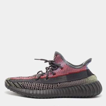 Pre Owned Adidas x Yeezy Multicolor Knit Fabric Boost-350-v2-yecheil Sneakers Size 43 1/3