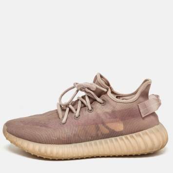 Pre Owned Yeezy x Adidas Purple Mesh Boost 350 V2 Mono Mist Sneakers Size 42 2/3