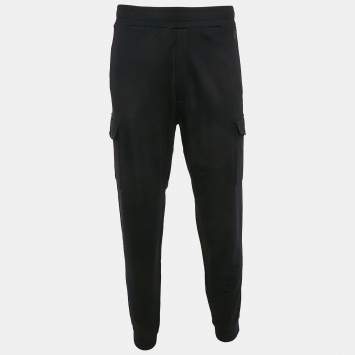 Z Zegna Techmerino Navy Blue Wool Knit Utility Joggers XL
