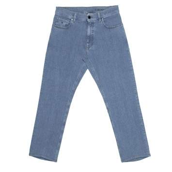 Pre Owned Z Zegna Blue Denim Regular Fit Jeans M