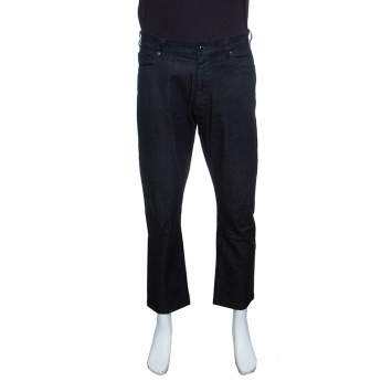 Pre Owned Z Zegna Indigo Dark Wash Denim Regular Fit Jeans L