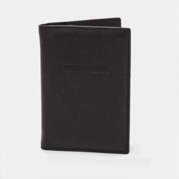 Pre Owned Zadig & Voltaire Passport Holder Black Leather