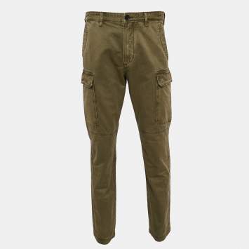 Pre Owned Zadig & Voltaire Green Cotton Cargo Pants M