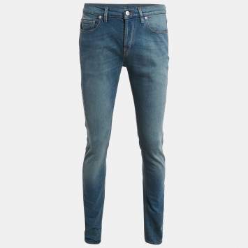 Pre Owned Zadig & Voltaire Blue Brushed Denim David Jeans L Waist 33"