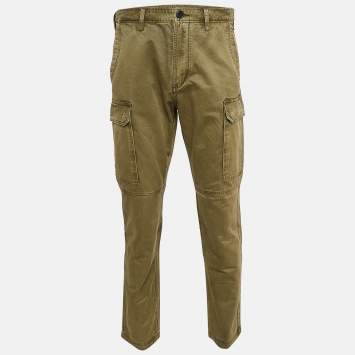 Pre Owned Zadig & Voltaire Green Cotton Pargo Cargo Pants M