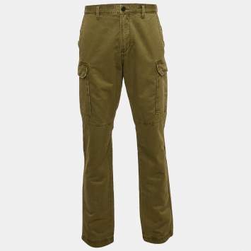 Pre Owned Zadig & Voltaire Green Cotton Pargo Cargo Pants L