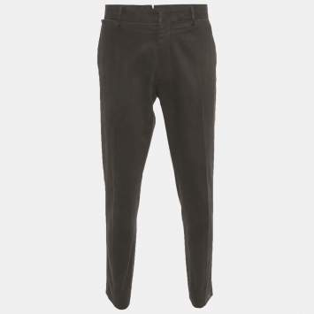 Pre Owned بنطلون جينز زد زينيا دنيم أزرق زمردي قصّة ضيّقة 4X كبير جدًا/خصر 44 بوصة