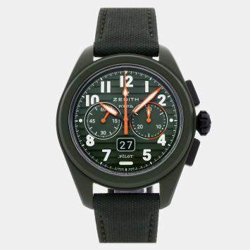 Pre-Owned Zenith Pilot Big Date Flyback Porter Limited Edition 49.4001.3652/63.I001 42 mm