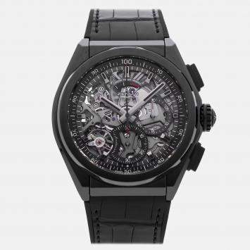 Pre Owned Pre-Owned Zenith Defy El Primero 21 49.9000.9004/78.R582 Men's Watch Automatic  44 mm