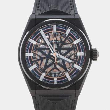 مملوكة مسبقًا Zenith Defy Classic 49.9000.670 Automatic Ceramic Men's Wristwatch 41 mm