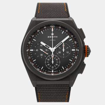 Pre Owned Pre-Owned Zenith Defy 21 Chronograph 97.9000.9004/01.R787 Grey Automatic Titanium Men's Wristwatch 44 MM