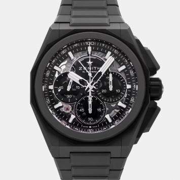 Pre Owned Zenith Defy Extreme 97.9100.9004/02.I001 Black Titanium Automatic Men's Watches 45mm