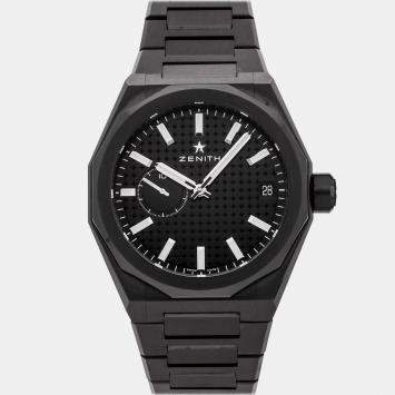 Pre Owned Zenith Defy Skyline 49.9300.3620/21.I001 Black Ceramic Automatic Men's Watches 41mm