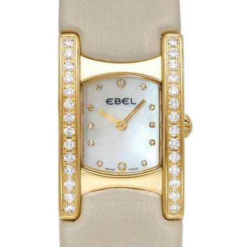 Pre Owned Ebel Swiss Quartz Movement Diamond 18K Gold Watch