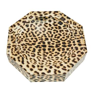 Pre Owned Alexandra von Furstenberg Leopard Print Nut N Bowl 