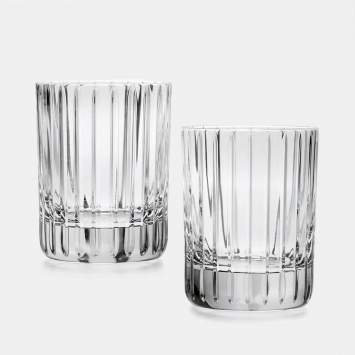 Pre Owned Baccarat Harmonie Single Old Fashion Tumblers Set of 2