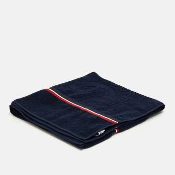 Pre Owned Dolce & Gabbana Blue Terry Cotton Towel 