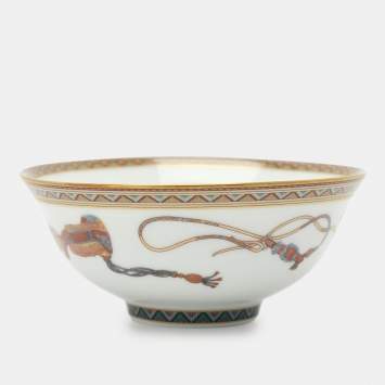 Pre Owned Hermès Porcelain Cheval d'Orient Rice Bowl