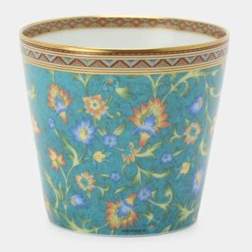 Pre Owned Hermès Porcelain Celestial Blue Cheval d'Orient Tumbler