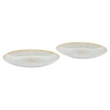 Pre Owned Hermès Mosaique au 24 Platinum Bread & Butter Plate Set