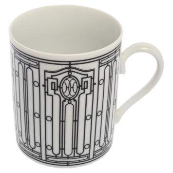 Pre Owned Hermes Porcelain H Deco Mug