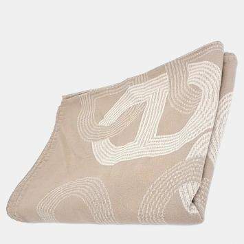 مملوكة مسبقًا Hermes Beige, White Cotton Blanket