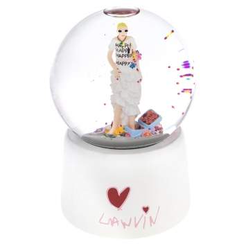 Pre Owned Lanvin White Musical Snowball