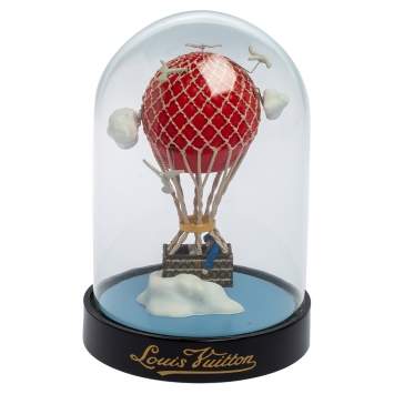 Pre Owned Louis Vuitton Hot Air Balloon Snow Globe