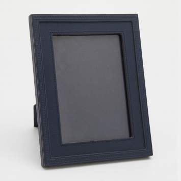 Pre Owned Louis Vuitton Blue Taurillon Leather Henry PM Photo Frame