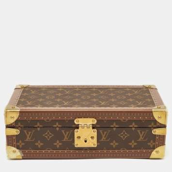 Pre Owned Louis Vuitton Monogram Canvas 8 Watch Trunk Case