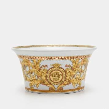 Pre Owned Rosenthal Meets Versace Asian Dream Fruit Dish Bowl 
