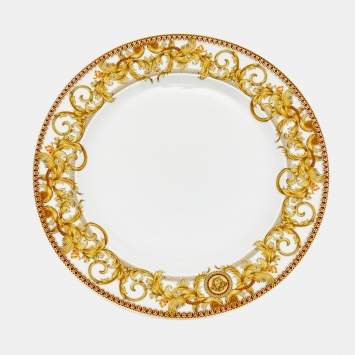 Pre Owned Rosenthal Meets Versace Asian Dream Dinner Plate
