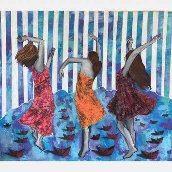 Pre Owned Monsoon  by Samar Kamel, Egypt, 2023 (140 x 160)