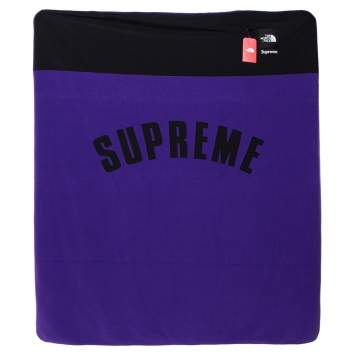 Pre Owned Supreme X The North Face Purple Arc Denali Fleece Blanket