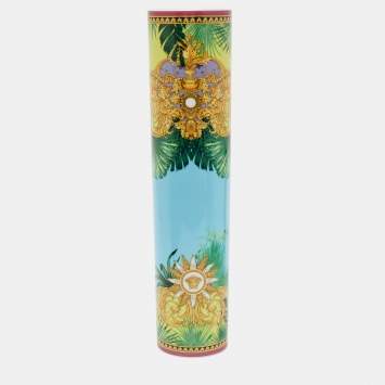Pre Owned Versace X Rosenthal Jungle Animalier Tall Vase 36 cm