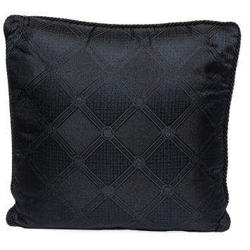Pre Owned Versace Medusa Black Cotton Cushion 45CM