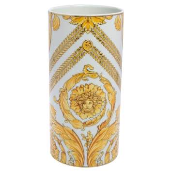 Pre Owned Versace X Rosenthal Rhapsody Porcelain Vase