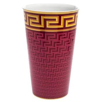 Pre Owned Versace X Rosenthal Méandre Porcelain Vase