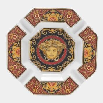 Pre Owned Versace x Rosenthal Medusa Porcelain Ashtray