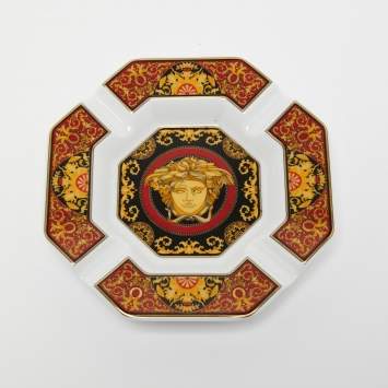 Pre Owned Versace x Rosenthal Medusa Porcelain Ashtray