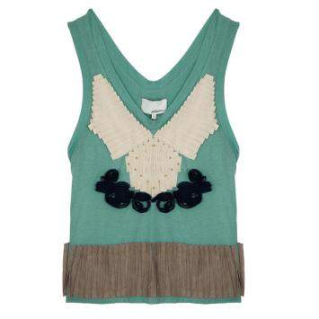 Pre Owned 3.1 Phillip Lim Ribbon Embellished Top S