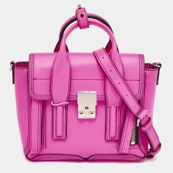 Pre Owned 3.1 Phillip Lim Pink Leather Mini Pashli Satchel