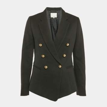 Pre Owned 3.1 Phillip Lim Black Wool Double Breasted Jacket M